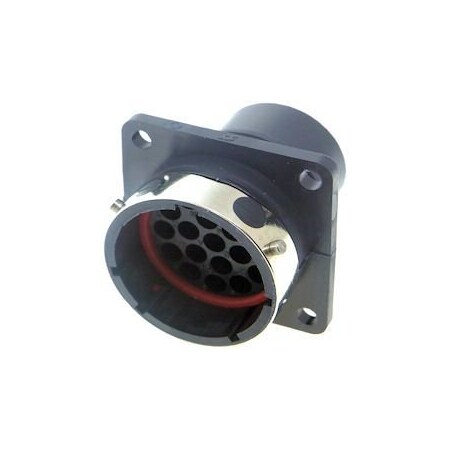 Itt Cannon Circular Connector, 19 Contact(S), Polyamide, Male, Solder Terminal, Receptacle 192990-1790